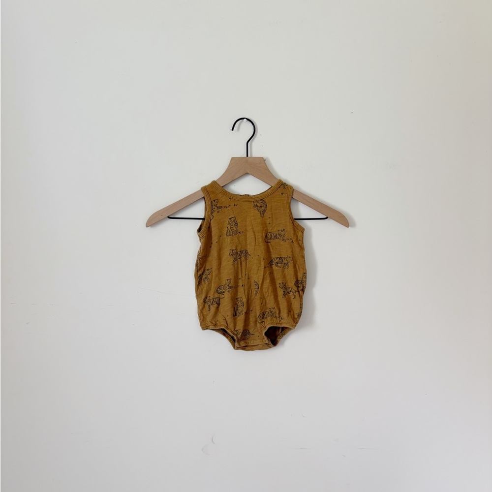 Rylee + Cru Mustard Romper